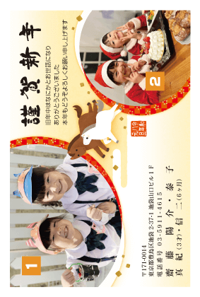 年賀状デザイン見本GF17